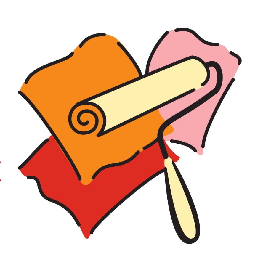 Brighter Homes Paint Roller Logo